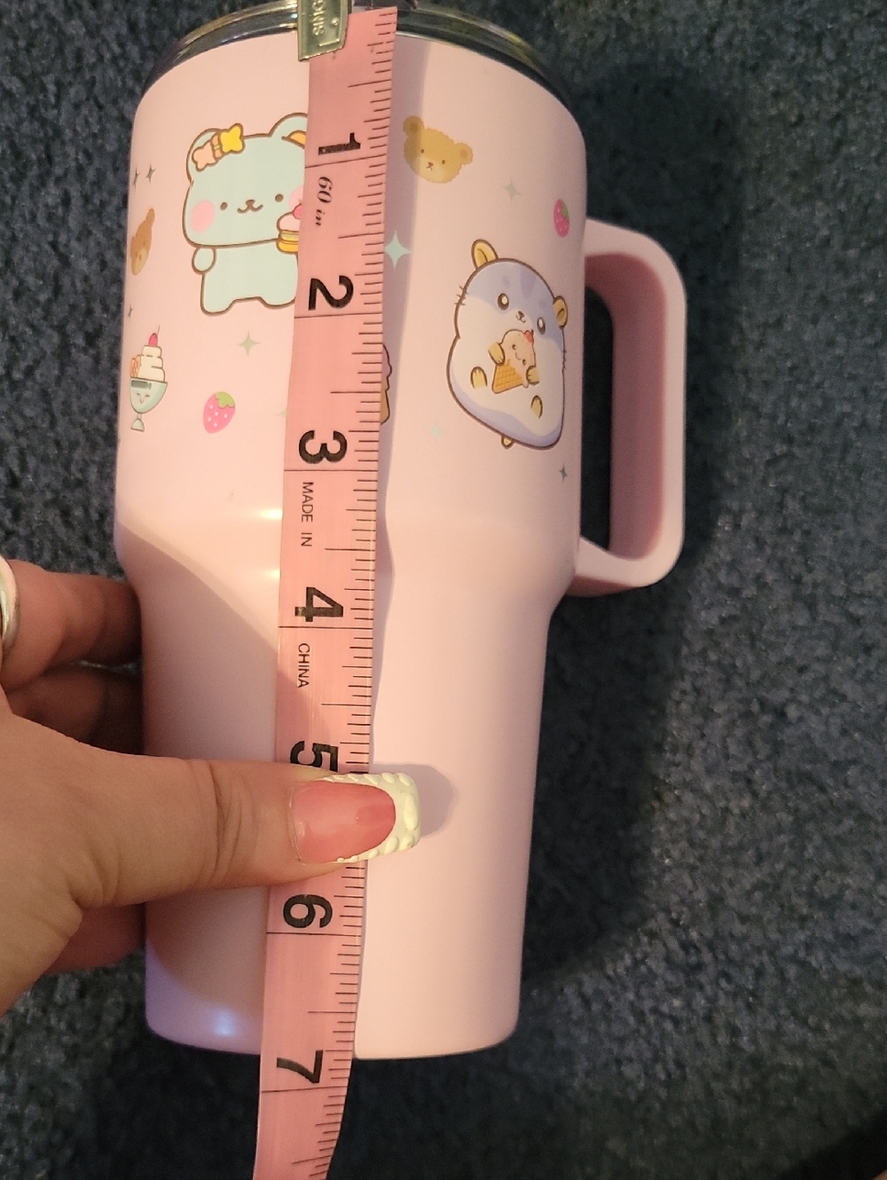 Kawaii Pink Tumbler And Ice Pack - Picture 10 of 11